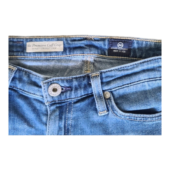 Adriano Goldschmied JEANS Premiere Cuff Crop Jean size 25 - Picture 4 of 6